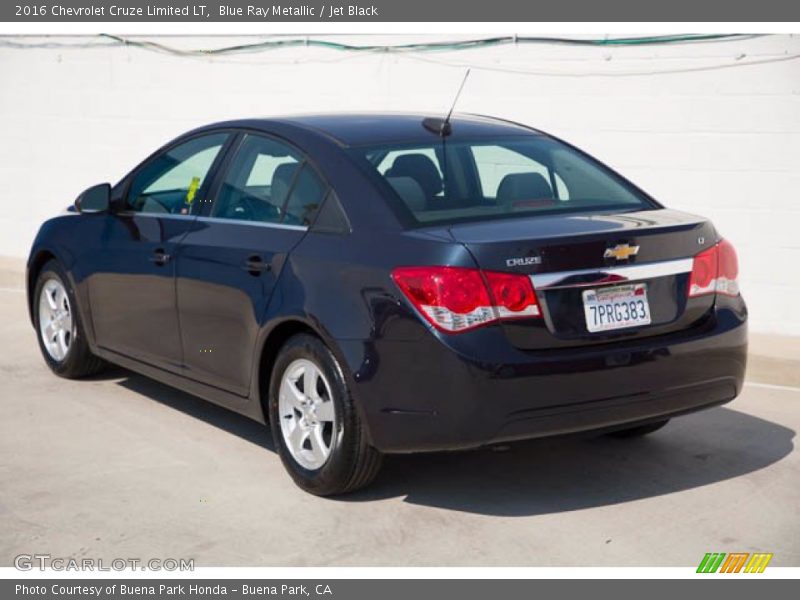 Blue Ray Metallic / Jet Black 2016 Chevrolet Cruze Limited LT