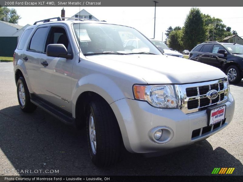 Silver Metallic / Charcoal 2008 Ford Escape XLT 4WD