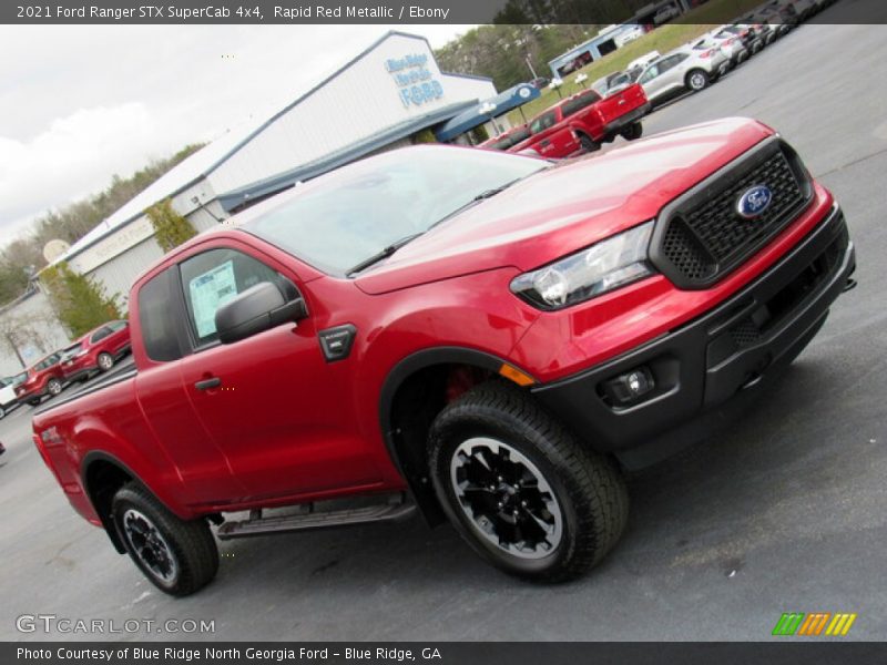 Rapid Red Metallic / Ebony 2021 Ford Ranger STX SuperCab 4x4