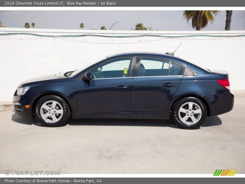 Blue Ray Metallic / Jet Black 2016 Chevrolet Cruze Limited LT