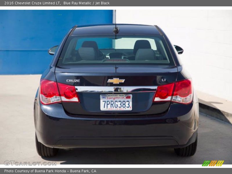 Blue Ray Metallic / Jet Black 2016 Chevrolet Cruze Limited LT