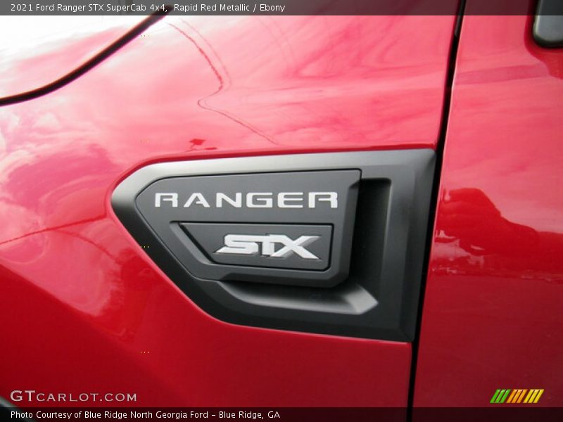 Rapid Red Metallic / Ebony 2021 Ford Ranger STX SuperCab 4x4