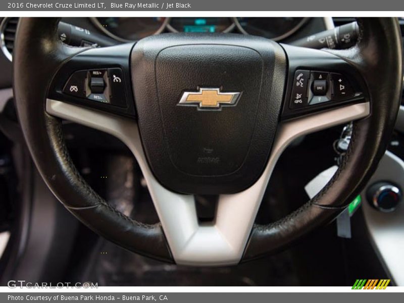 Blue Ray Metallic / Jet Black 2016 Chevrolet Cruze Limited LT