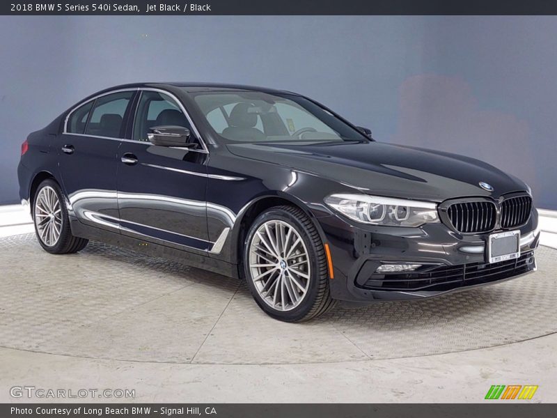 Jet Black / Black 2018 BMW 5 Series 540i Sedan