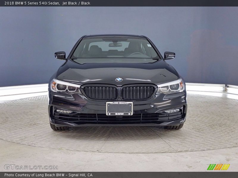 Jet Black / Black 2018 BMW 5 Series 540i Sedan