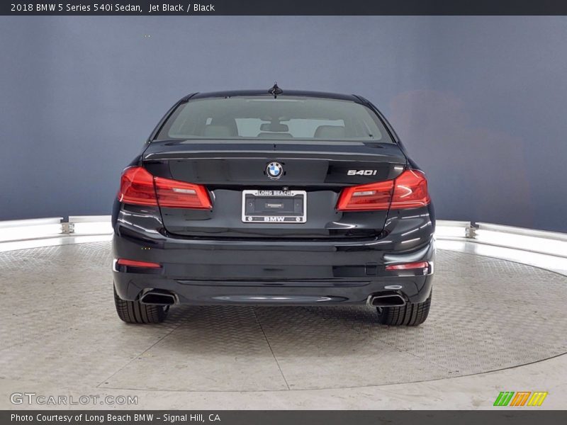 Jet Black / Black 2018 BMW 5 Series 540i Sedan