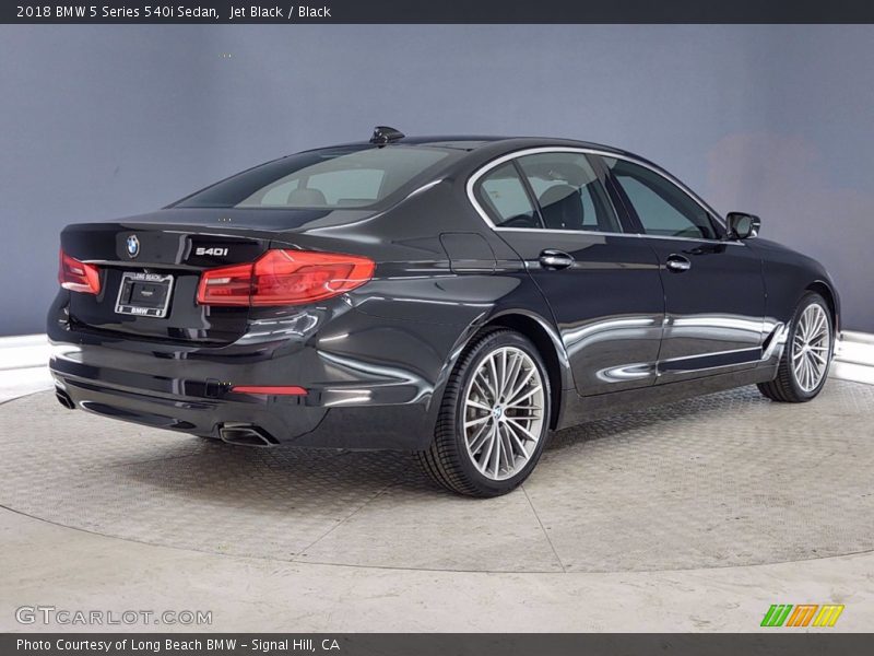 Jet Black / Black 2018 BMW 5 Series 540i Sedan