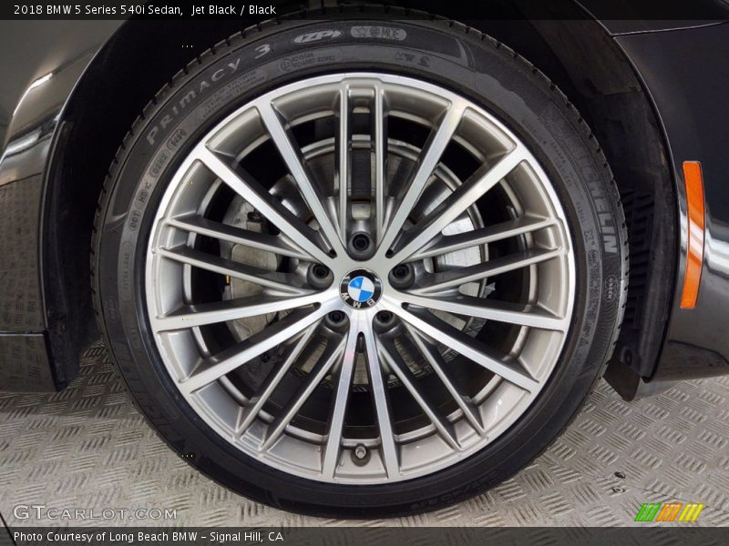 Jet Black / Black 2018 BMW 5 Series 540i Sedan