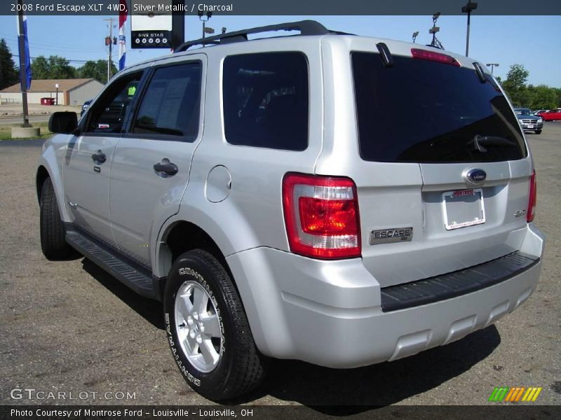 Silver Metallic / Charcoal 2008 Ford Escape XLT 4WD