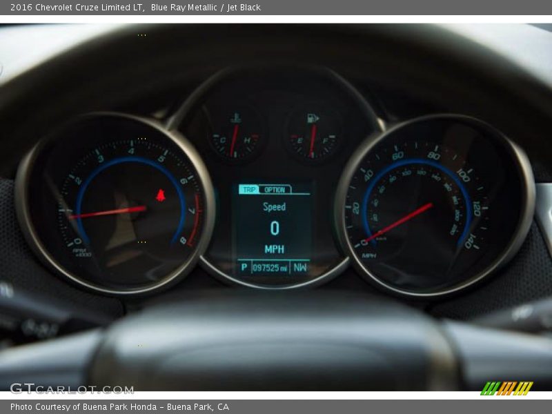 Blue Ray Metallic / Jet Black 2016 Chevrolet Cruze Limited LT