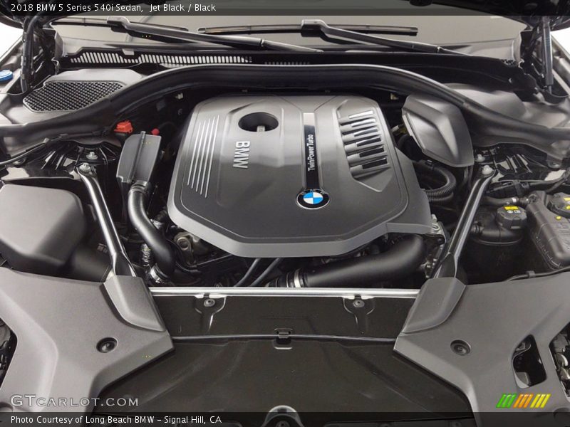 Jet Black / Black 2018 BMW 5 Series 540i Sedan