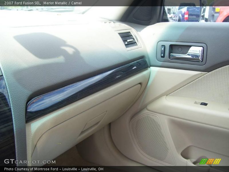 Merlot Metallic / Camel 2007 Ford Fusion SEL