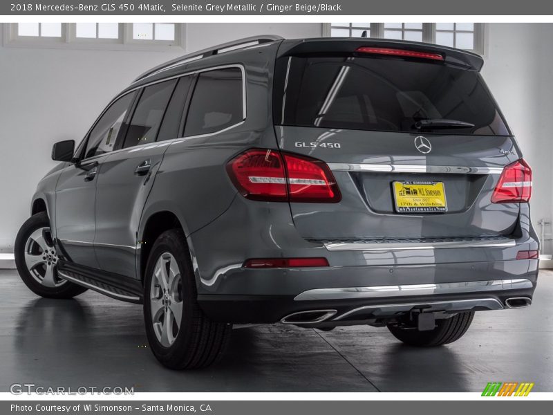 Selenite Grey Metallic / Ginger Beige/Black 2018 Mercedes-Benz GLS 450 4Matic