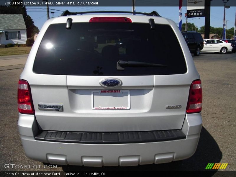 Silver Metallic / Charcoal 2008 Ford Escape XLT 4WD