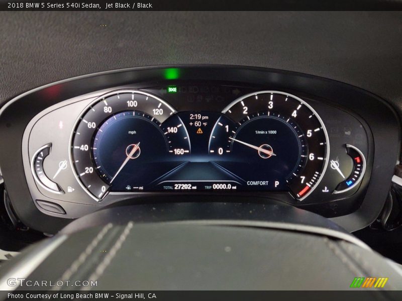 Jet Black / Black 2018 BMW 5 Series 540i Sedan