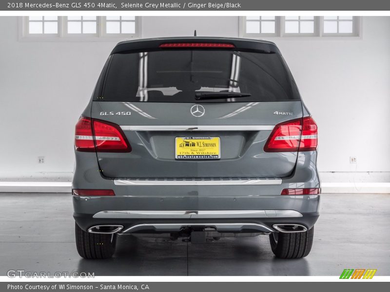 Selenite Grey Metallic / Ginger Beige/Black 2018 Mercedes-Benz GLS 450 4Matic