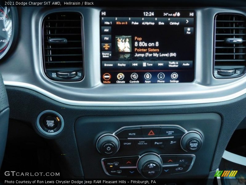 Hellraisin / Black 2021 Dodge Charger SXT AWD