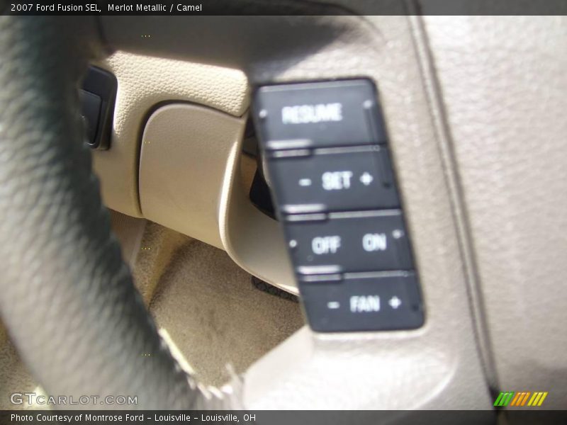 Merlot Metallic / Camel 2007 Ford Fusion SEL