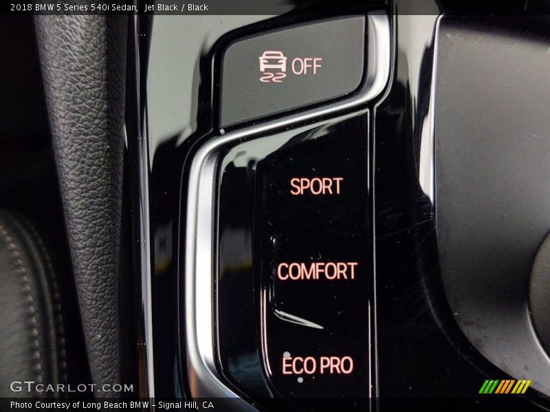 Jet Black / Black 2018 BMW 5 Series 540i Sedan