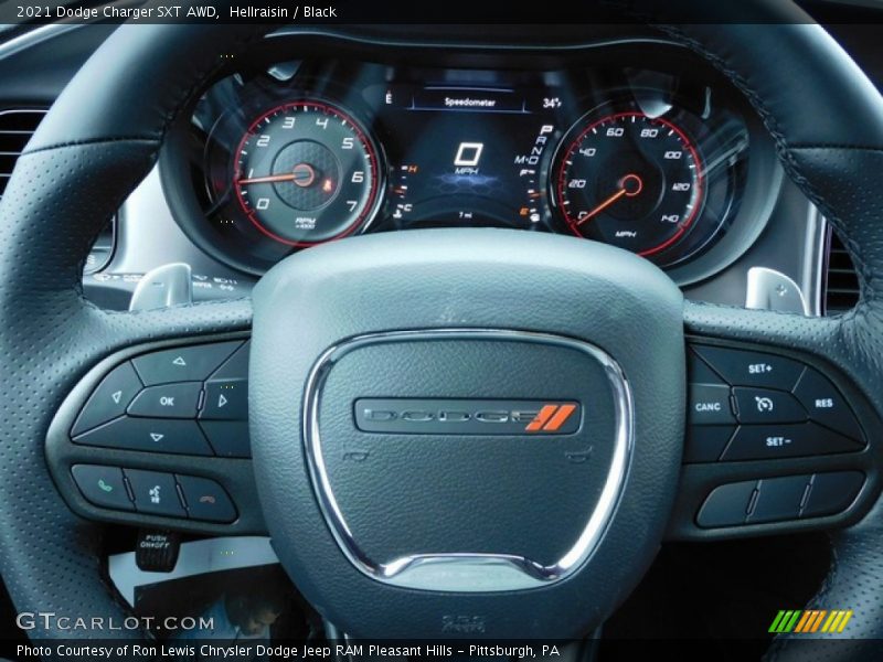 Hellraisin / Black 2021 Dodge Charger SXT AWD