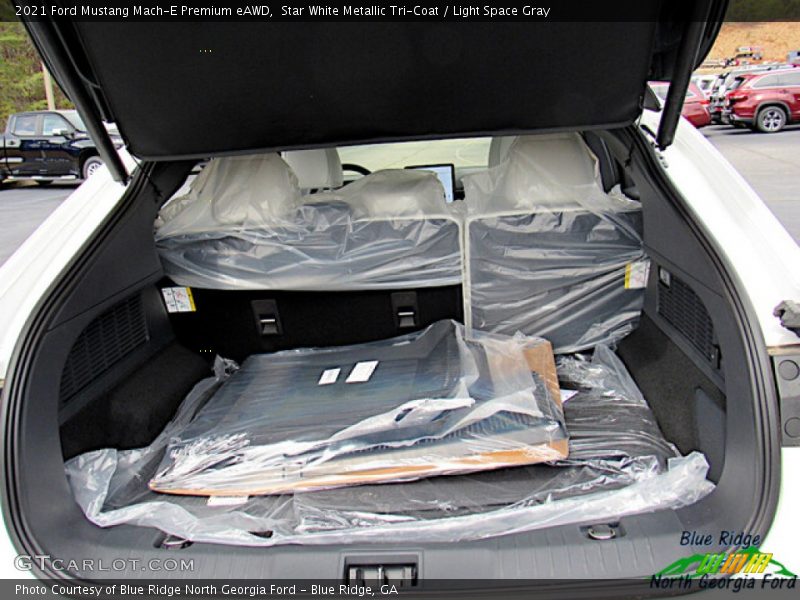 Star White Metallic Tri-Coat / Light Space Gray 2021 Ford Mustang Mach-E Premium eAWD