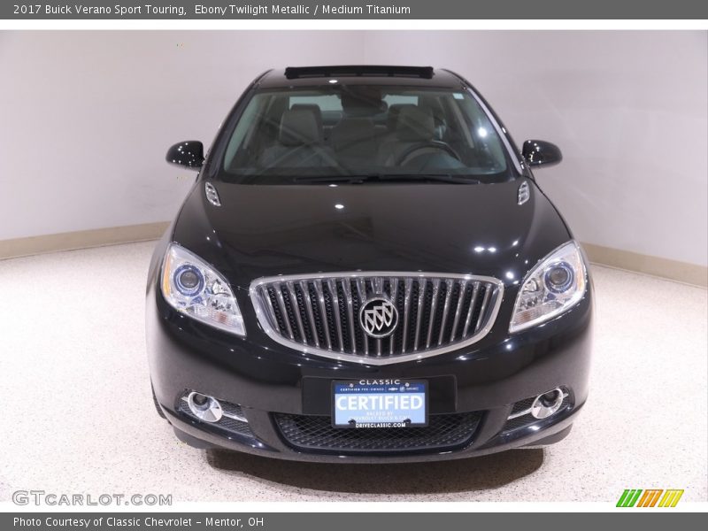 Ebony Twilight Metallic / Medium Titanium 2017 Buick Verano Sport Touring