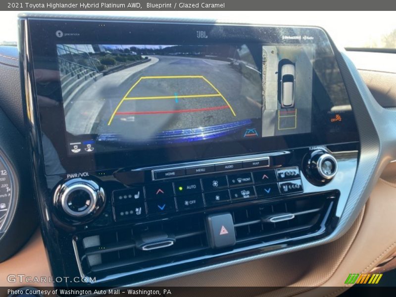Blueprint / Glazed Caramel 2021 Toyota Highlander Hybrid Platinum AWD
