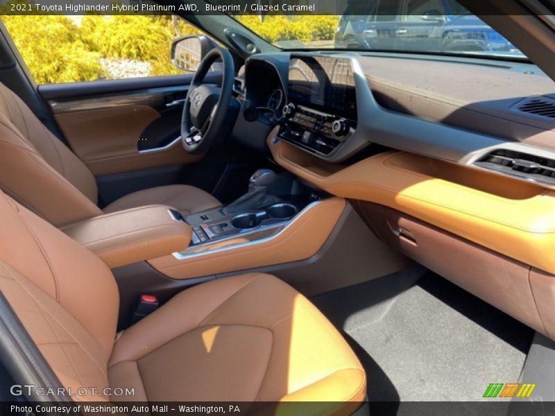Blueprint / Glazed Caramel 2021 Toyota Highlander Hybrid Platinum AWD