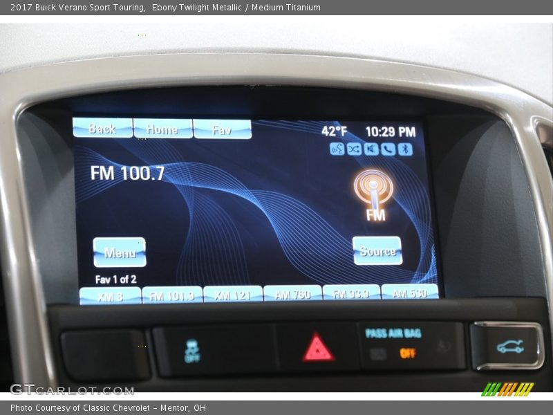 Ebony Twilight Metallic / Medium Titanium 2017 Buick Verano Sport Touring