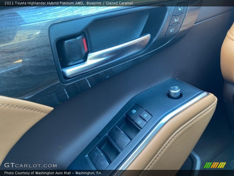 Blueprint / Glazed Caramel 2021 Toyota Highlander Hybrid Platinum AWD