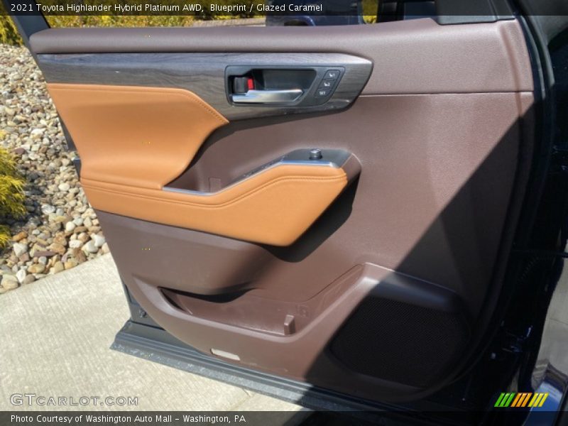 Blueprint / Glazed Caramel 2021 Toyota Highlander Hybrid Platinum AWD
