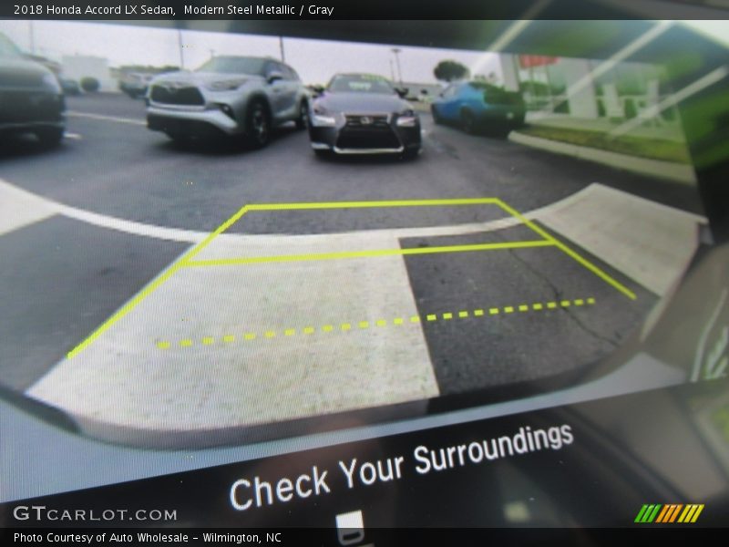 Modern Steel Metallic / Gray 2018 Honda Accord LX Sedan