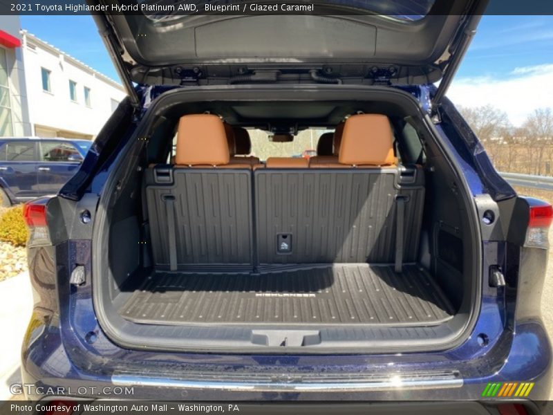 Blueprint / Glazed Caramel 2021 Toyota Highlander Hybrid Platinum AWD