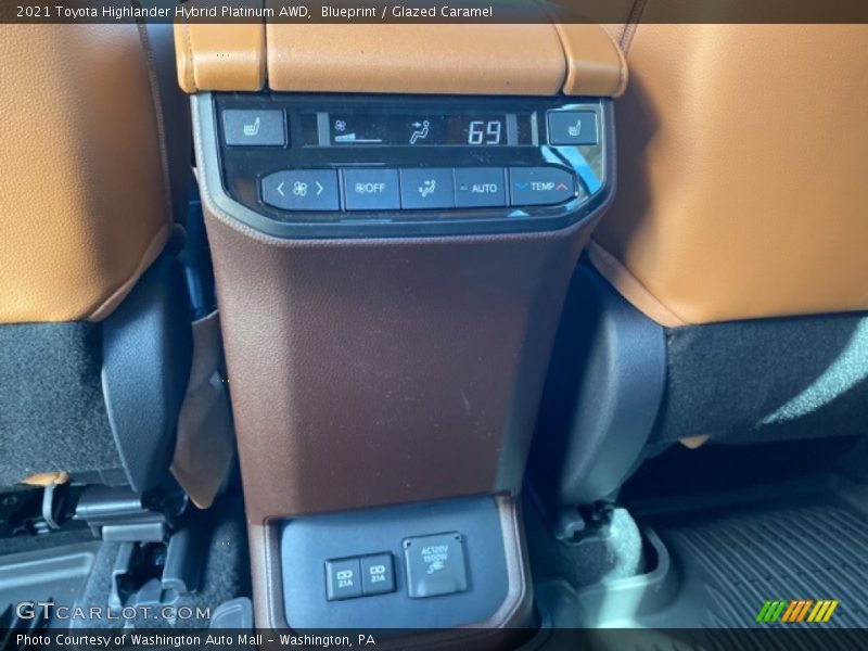 Blueprint / Glazed Caramel 2021 Toyota Highlander Hybrid Platinum AWD