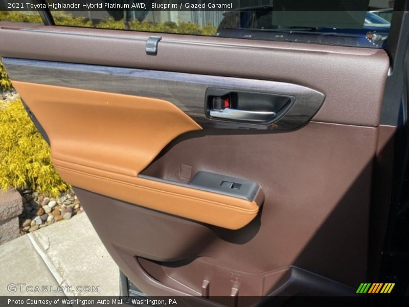 Blueprint / Glazed Caramel 2021 Toyota Highlander Hybrid Platinum AWD