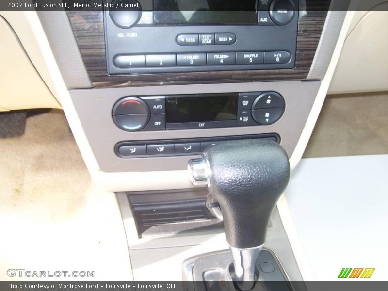 Merlot Metallic / Camel 2007 Ford Fusion SEL