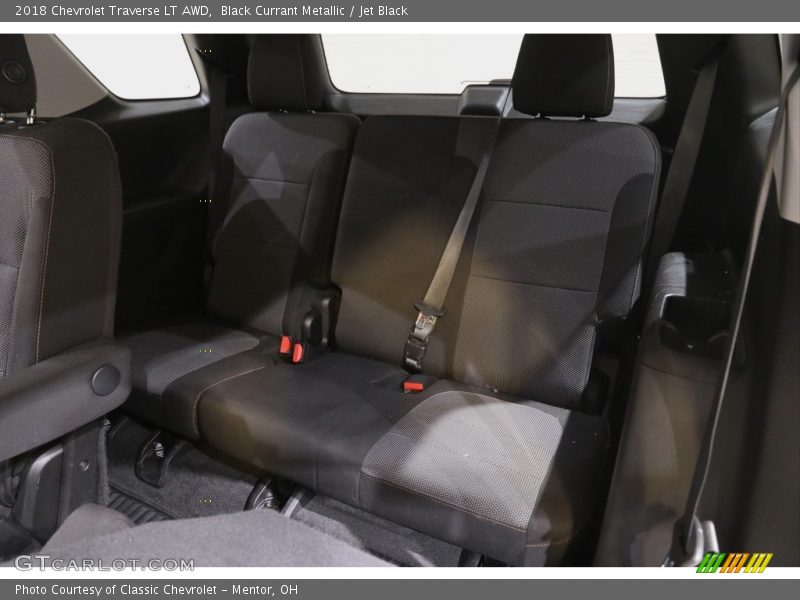 Black Currant Metallic / Jet Black 2018 Chevrolet Traverse LT AWD