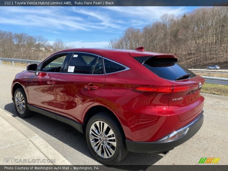 Ruby Flare Pearl / Black 2021 Toyota Venza Hybrid Limited AWD