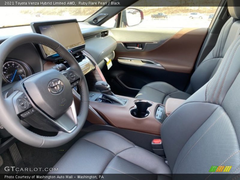 Ruby Flare Pearl / Black 2021 Toyota Venza Hybrid Limited AWD