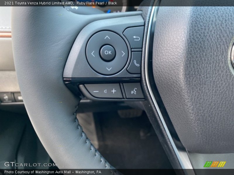 Ruby Flare Pearl / Black 2021 Toyota Venza Hybrid Limited AWD