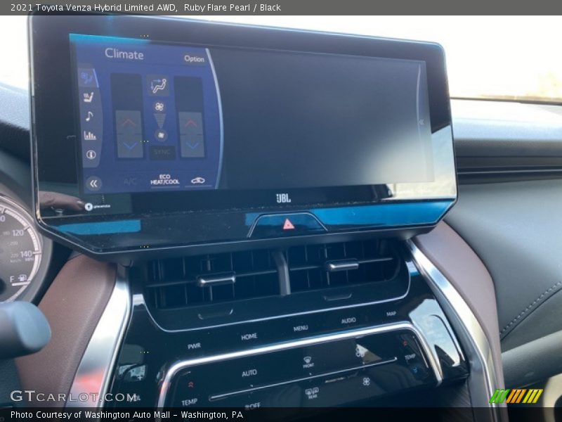 Ruby Flare Pearl / Black 2021 Toyota Venza Hybrid Limited AWD