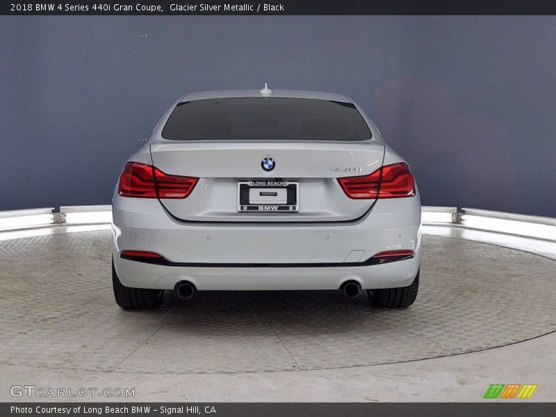Glacier Silver Metallic / Black 2018 BMW 4 Series 440i Gran Coupe