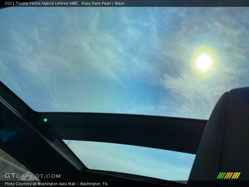 Ruby Flare Pearl / Black 2021 Toyota Venza Hybrid Limited AWD
