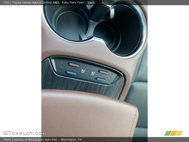 Ruby Flare Pearl / Black 2021 Toyota Venza Hybrid Limited AWD