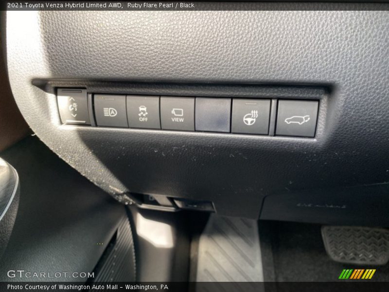 Ruby Flare Pearl / Black 2021 Toyota Venza Hybrid Limited AWD