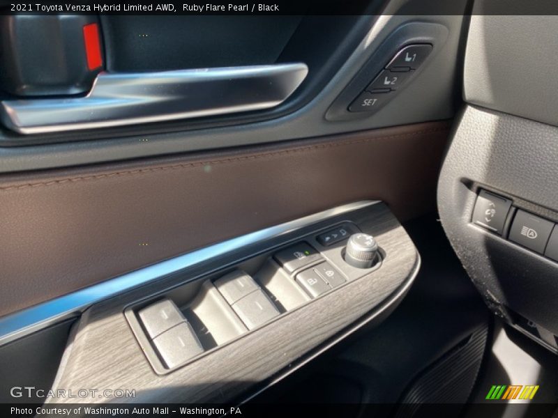 Ruby Flare Pearl / Black 2021 Toyota Venza Hybrid Limited AWD
