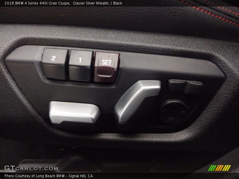 Glacier Silver Metallic / Black 2018 BMW 4 Series 440i Gran Coupe