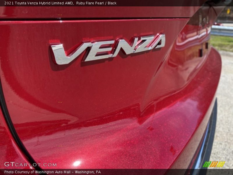 Ruby Flare Pearl / Black 2021 Toyota Venza Hybrid Limited AWD