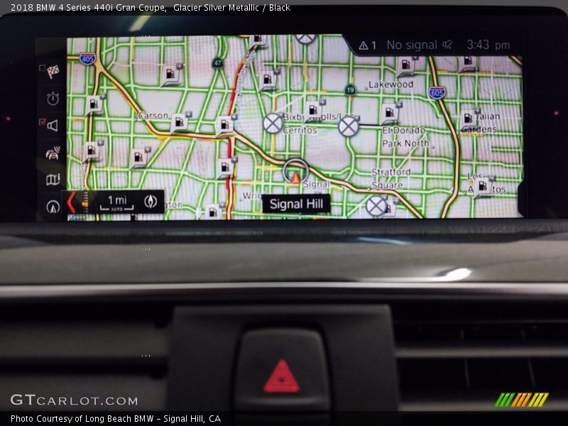 Glacier Silver Metallic / Black 2018 BMW 4 Series 440i Gran Coupe