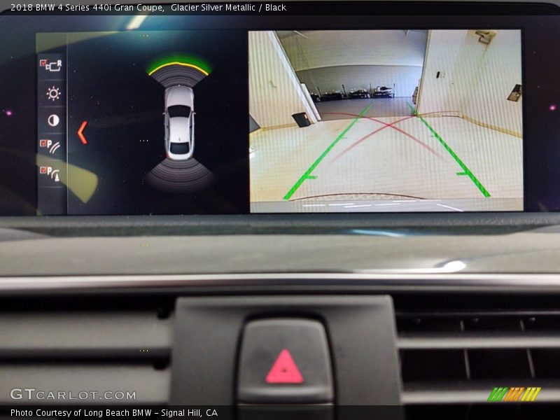 Glacier Silver Metallic / Black 2018 BMW 4 Series 440i Gran Coupe